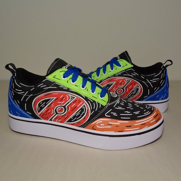 Heelys Size 8 M / PRO 20 PRINTS / Black / Sneakers New Women's Wheeled Shoes - Picture 1 of 16